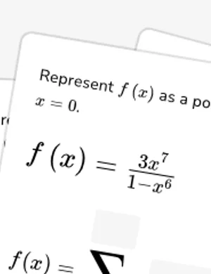 Represent functions as power series using differentiation and integration worksheet preview