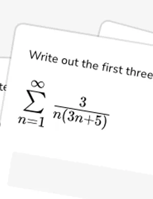 Series notations worksheet preview