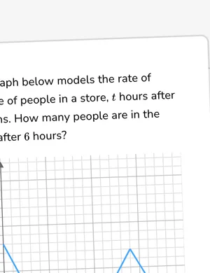 Solve accumulation problems using graphs and geometry worksheet preview