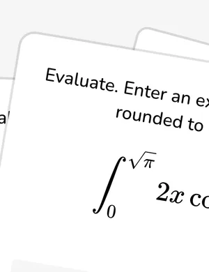Evaluate definite integrals by substitution worksheet preview