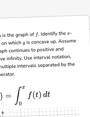 Fundamental Theorem of Calculus: Analyze second derivatives from accumulation graphs worksheet preview