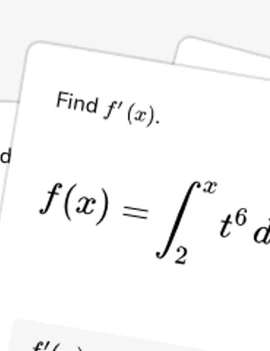 Apply the Fundamental Theorem of Calculus to basic functions worksheet preview