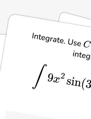 Integrate by substitution: basic one step worksheet preview
