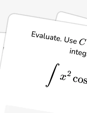 Integrate by substitution: one step with constant manipulation worksheet preview