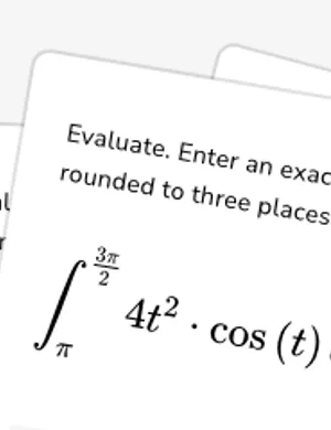 Evaluate other definite integrals by parts worksheet preview
