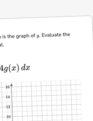 Apply properties of definite integrals with graphs worksheet preview