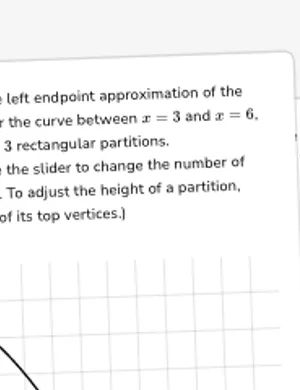 Sketch Riemann sum graphs worksheet preview