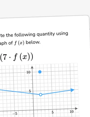 Use algebraic limit properties with graphs worksheet preview