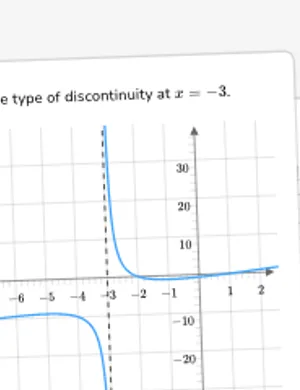 Identify discontinuity types from graphs worksheet preview