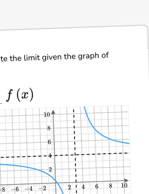 Evaluate infinite limits from graphs with vertical asymptotes worksheet preview