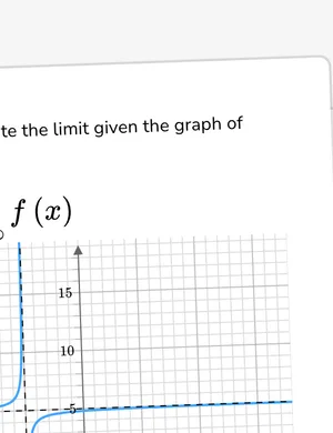 Evaluate limits at infinity from graphs with horizontal asymptotes worksheet preview