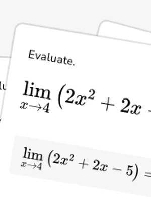 Evaluate limits using direct substitution worksheet preview
