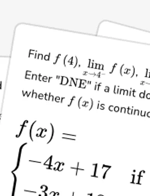 Find limits and evaluate continuity at a point worksheet preview