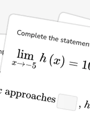 Understand limit notation worksheet preview