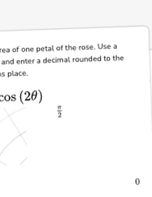 Find area of polar regions using a calculator worksheet preview
