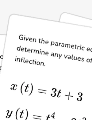 Find inflection points and concavity for parametric equations worksheet preview