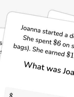 Calculating profit worksheet preview