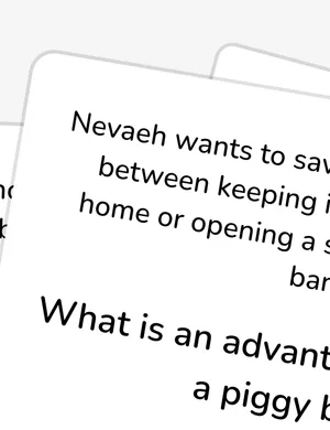 Evaluating savings options worksheet preview