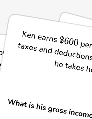 Manage income and budgets worksheet preview