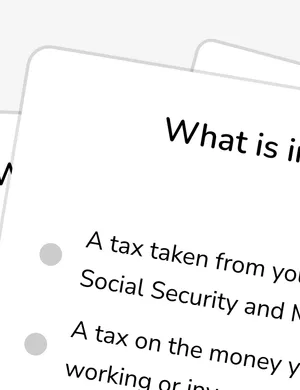 Understand types of taxes worksheet preview