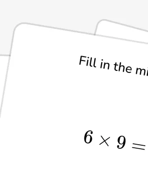 Build multiplication and division fact fluency worksheet preview