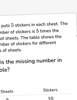 Represent and explain pattern rules worksheet preview
