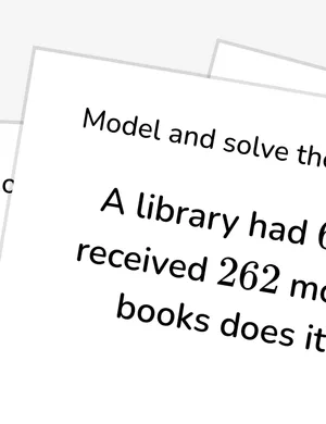 Solve contextual addition and subtraction problems worksheet preview