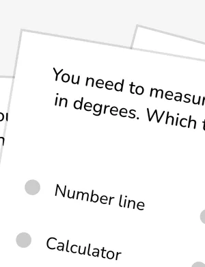 Choose tools to measure and draw angles worksheet preview