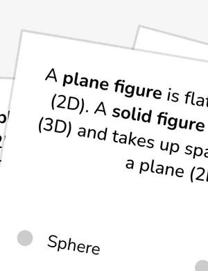 Identify and describe solid figures worksheet preview
