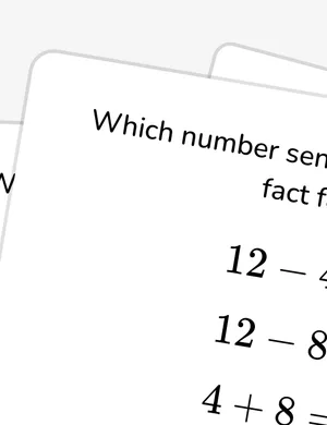 Relate addition and subtraction worksheet preview