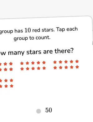 Count forward by tens worksheet preview
