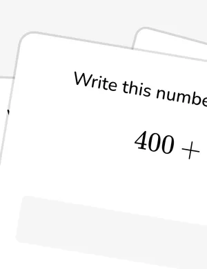 Convert and match number forms worksheet preview