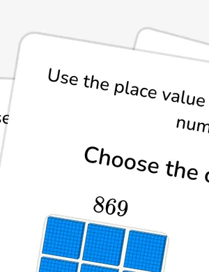 Two-digit place value models worksheet preview