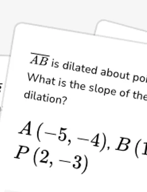 Identify line segment dilations worksheet preview