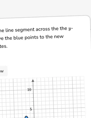 Reflect lines and line segments worksheet preview