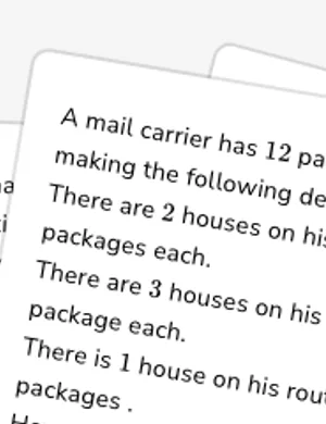 Integer word problems worksheet preview