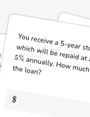 Simple interest worksheet preview