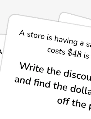 Generate equivalent forms with money worksheet preview