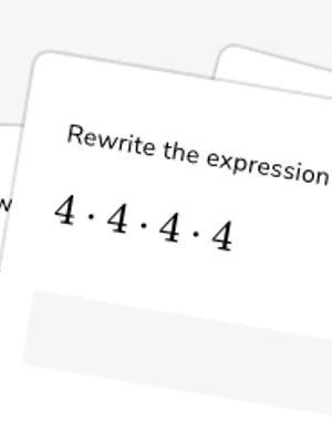 Relate exponentiation to multiplication worksheet preview