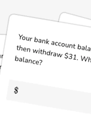 Track bank balances worksheet preview
