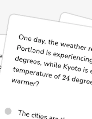 Use negative numbers in context worksheet preview