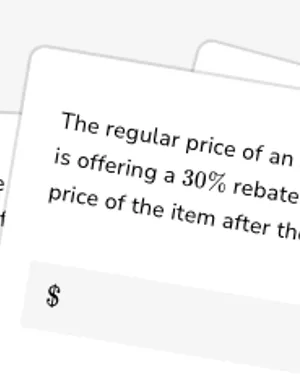 Sales, coupons, and rebates worksheet preview