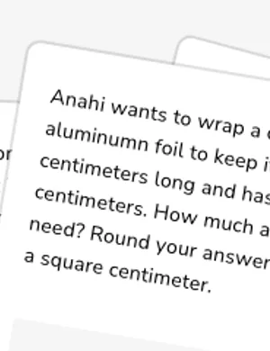 Find cylinder surface area and volume worksheet preview