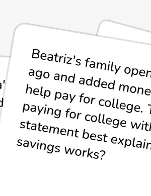 Paying for college worksheet preview