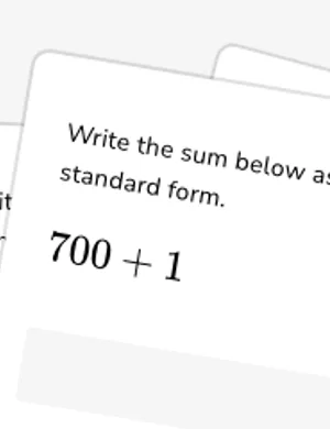 Convert numbers to standard form worksheet preview