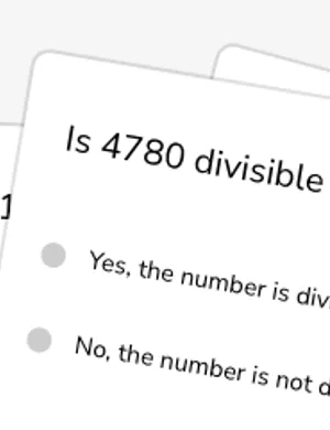 Apply divisibility tests worksheet preview