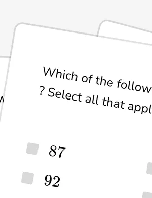 Identify multiples worksheet preview