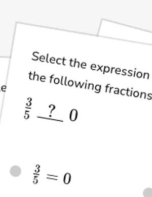 Compare fractions worksheet preview