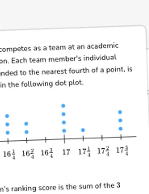 Add and subtract values with fractional dot plots worksheet preview