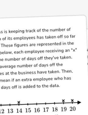Changing values within a distribution in context worksheet preview